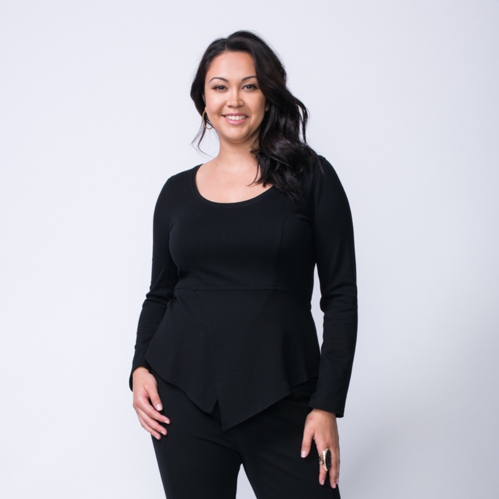 NWT Plus Knit Ponte Top